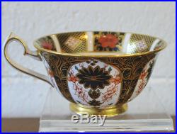 Royal Crown Derby Old Imari 1128 GOLD FOOTED Cups, SET OF 6