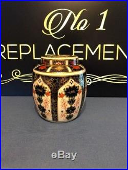 Royal Crown Derby Old Imari 1128 Ginger Jar 11 CM 1st Quality XLIV 1981