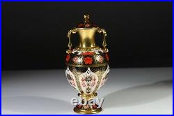 Royal Crown Derby Old Imari 1128 Jasmine Sudbury Urn Style Vase