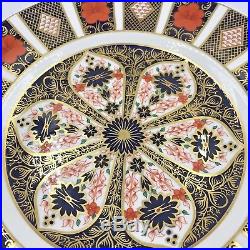 Royal Crown Derby Old Imari 1128 Luncheon Plates 9.25 Matching Set Of 6
