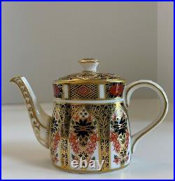 Royal Crown Derby Old Imari 1128 Miniature Complete Tea Set