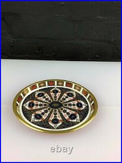Royal Crown Derby Old Imari 1128 Miniature Oval Tray 7.75 XLV 2nd Quality