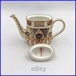 Royal Crown Derby Old Imari 1128 Miniature Tea Set With Tray Great Condition