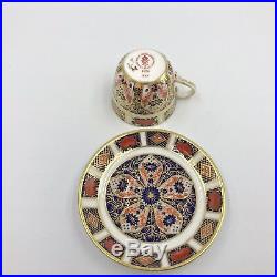 Royal Crown Derby Old Imari 1128 Miniature Tea Set With Tray Great Condition