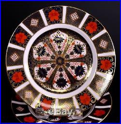 Royal Crown Derby Old Imari 1128 Salad Plate 8 1/2 Wide Set of 2