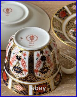 Royal Crown Derby Old Imari 1128 Set of 6 Cups & Saucers 1978