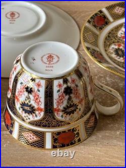 Royal Crown Derby Old Imari 1128 Set of 6 Cups & Saucers 1978