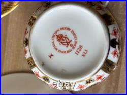 Royal Crown Derby Old Imari 1128 Set of 6 Cups & Saucers 1978
