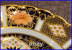 Royal Crown Derby Old Imari 1128 Set of 7 Dessert Plates 7 Inch Vintage England