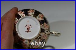 Royal Crown Derby Old Imari 1128 Shallow Tea Cup And Saucer