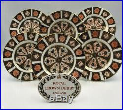 Royal Crown Derby Old Imari 1128 Side/Tea Plates 6.25 1st Quality Set Of 6