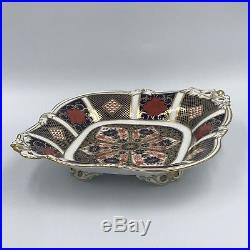 Royal Crown Derby Old Imari 1128 Square footed Dish Great Condition