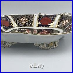 Royal Crown Derby Old Imari 1128 Square footed Dish Great Condition