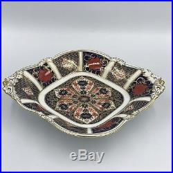 Royal Crown Derby Old Imari 1128 Square footed Dish Great Condition