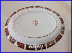 Royal Crown Derby Old Imari #1128 oval Entree Dish. 10.5 Long