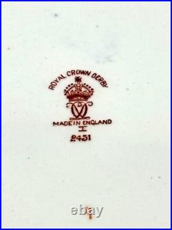 Royal Crown Derby Old Imari 2451 Trio Set Cup Saucer Plate 1920s Porcelain