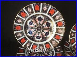 Royal Crown Derby Old Imari 40 Piece Set Dinner Salad Bread Plate Cup Service 8