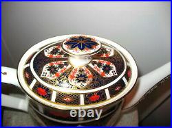 Royal Crown Derby Old Imari 5 Cup Teapot & Lid Never Used Mint Condition