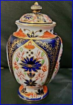 Royal Crown Derby Old Imari Antique Ginger Jar Vase Gold 19th C Excellent Rare