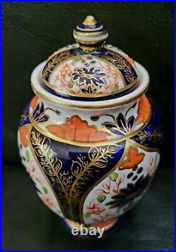 Royal Crown Derby Old Imari Antique Ginger Jar Vase Gold 19th C Excellent Rare