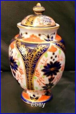 Royal Crown Derby Old Imari Antique Ginger Jar Vase Gold 19th C Excellent Rare