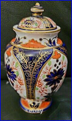 Royal Crown Derby Old Imari Antique Ginger Jar Vase Gold 19th C Excellent Rare