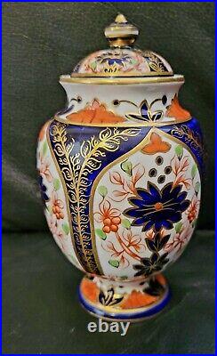 Royal Crown Derby Old Imari Antique Ginger Jar Vase Gold 19th C Excellent Rare