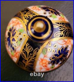 Royal Crown Derby Old Imari Antique Ginger Jar Vase Gold 19th C Excellent Rare