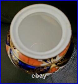 Royal Crown Derby Old Imari Antique Ginger Jar Vase Gold 19th C Excellent Rare