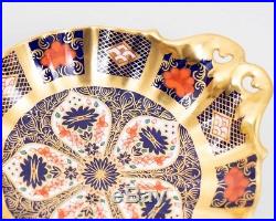 Royal Crown Derby'Old Imari' Bone China Footed Oval Duchess Sweet Dish 1128