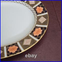 Royal Crown Derby Old Imari Border Serving Platter 17 X 14 Antique Cir 1928