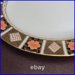 Royal Crown Derby Old Imari Border Serving Platter 17 X 14 Antique Cir 1928