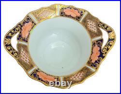 Royal Crown Derby Old Imari Bowl with Handle Cir 1911 Very Rare 6 1/2 In x 4 In