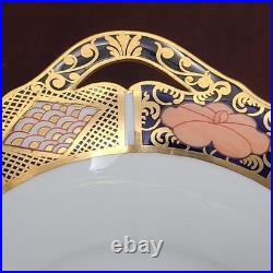 Royal Crown Derby Old Imari Bowl with Handle Cir 1911 Very Rare 6 1/2 In x 4 In