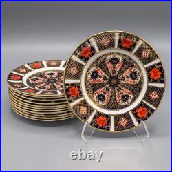 Royal Crown Derby Old Imari Bread Plates Set of 12 6 1/4 FREE USA SHIPPING