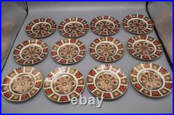 Royal Crown Derby Old Imari Bread Plates Set of 12 6 1/4 FREE USA SHIPPING