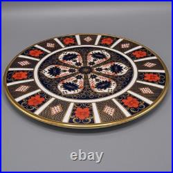 Royal Crown Derby Old Imari Cake Plate Gateau Platter 11 1/4- FREE USA SHIPPING