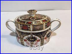 Royal Crown Derby Old Imari Coffee Tea Pot Creamer Sugar Set All 1st Quality