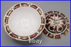 Royal Crown Derby Old Imari Covered Sauce Tureen, Lid & Underplate FREE USA SHIP
