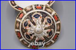 Royal Crown Derby Old Imari Covered Sauce Tureen, Lid & Underplate FREE USA SHIP