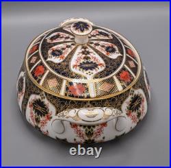 Royal Crown Derby Old Imari Covered Vegetable Bowl with Lid FREE USA SHIPPING