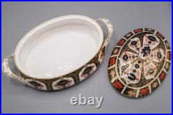 Royal Crown Derby Old Imari Covered Vegetable Bowl with Lid FREE USA SHIPPING