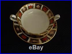 Royal Crown Derby Old Imari Cream Soup Sets Available 8 Sets