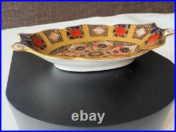 Royal Crown Derby Old Imari Decorative Dish Plate 22K Gold