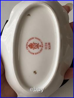 Royal Crown Derby Old Imari Decorative Dish Plate 22K Gold