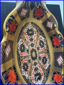 Royal Crown Derby Old Imari Decorative Dish Plate 22K Gold