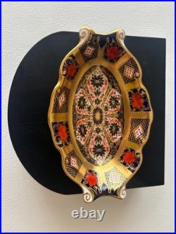 Royal Crown Derby Old Imari Decorative Dish Plate 22K Gold
