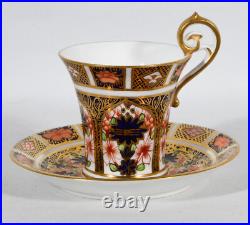 Royal Crown Derby Old Imari Demitasse Cup & Saucer