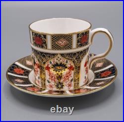 Royal Crown Derby Old Imari Demitasse Cup & Saucers Set of 12 -FREE USA SHIPPING