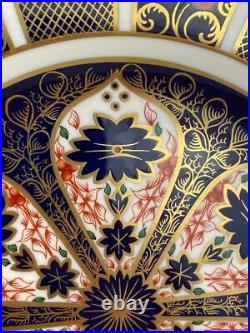 Royal Crown Derby Old Imari Dinner Plate 1128English Gold Gilt Fine Porcelain